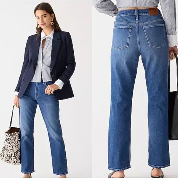 J.Crew Slim boyfriend jean in Greasley wash (Medium wash) size 31. - Picture 1 of 10